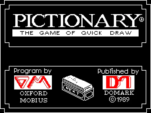 Pictionary — ZX Spectrum — скриншот
