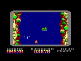 River Race — Amstrad CPC — скриншот