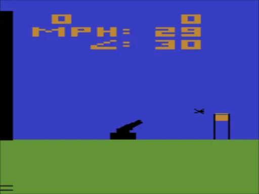 Human Cannonball ~ Cannon Man (USA) — Atari 2600 — скриншот