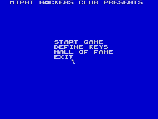 Minesweeper — ZX Spectrum — скриншот