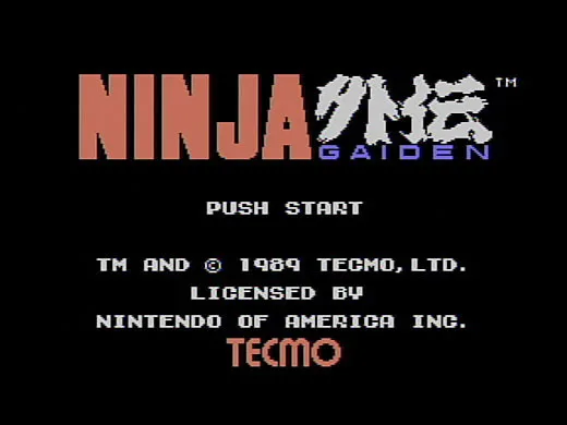 Ninja Gaiden (USA) — Денди/Nintendo — скриншот