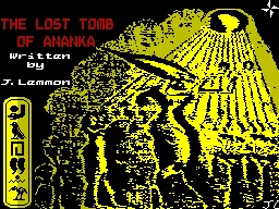 The Lost Tomb of Ananka — ZX Spectrum — скриншот