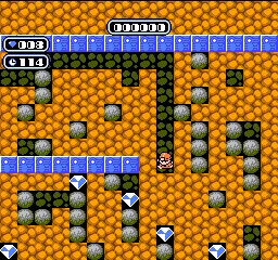 Boulder Dash (USA) — Денди/Nintendo — скриншот