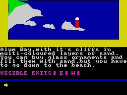 The Lost Ruby — ZX Spectrum — скриншот