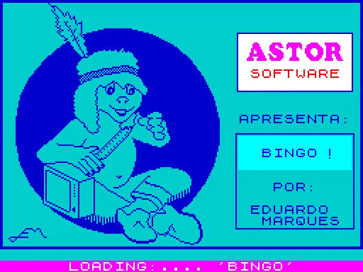 Bingo — ZX Spectrum — скриншот