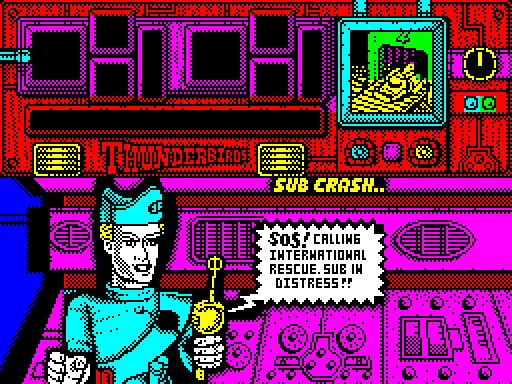Thunderbirds — ZX Spectrum — скриншот