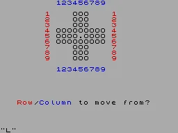Solitaire — ZX Spectrum — скриншот