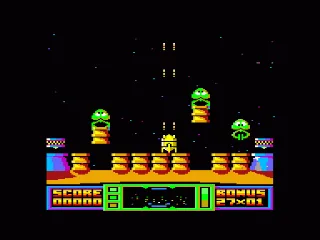 Spindrone — Amstrad CPC — скриншот
