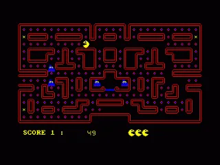 Super Pac — Amstrad CPC — скриншот