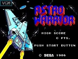 Astro Warrior (Japan, USA, Brazil) (En) — Sega Master System — скриншот