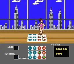 Dance Aerobics (USA) — Денди/Nintendo — скриншот