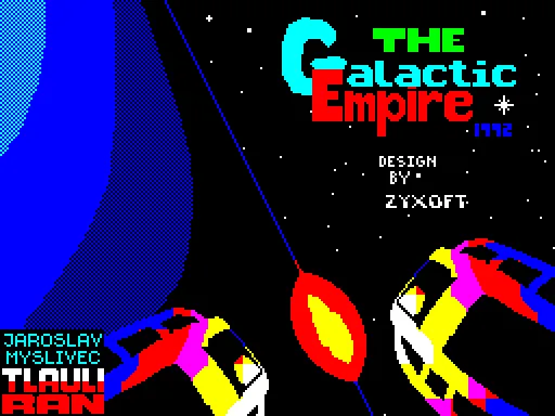 Galactic Empire — ZX Spectrum — скриншот
