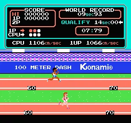 Hyper Olympic (Japan) — Денди/Nintendo — скриншот
