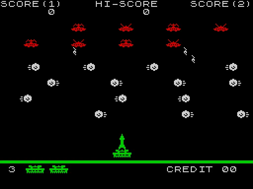 Galaxy Wars — ZX Spectrum — скриншот