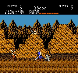 Trojan (USA) — Денди/Nintendo — скриншот