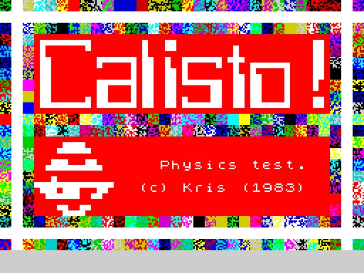 Physics 'A' Level — ZX Spectrum — скриншот