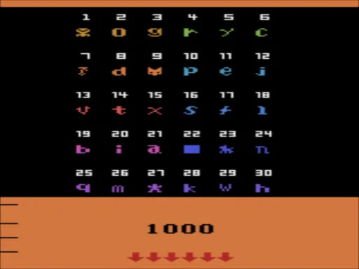 I.Q. 180 (USA) — Atari 2600 — скриншот