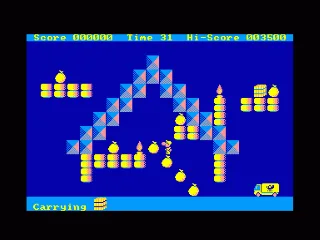 Postman's Destiny — Amstrad CPC — скриншот