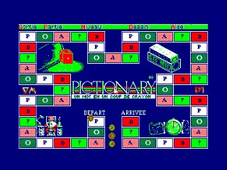 Pictionary — Amstrad CPC — скриншот