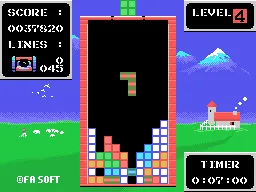 FA Tetris (Korea) (En) (Unl) — Sega Master System — скриншот