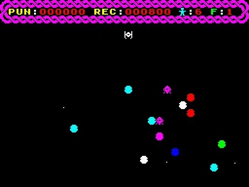 Invasion — ZX Spectrum — скриншот