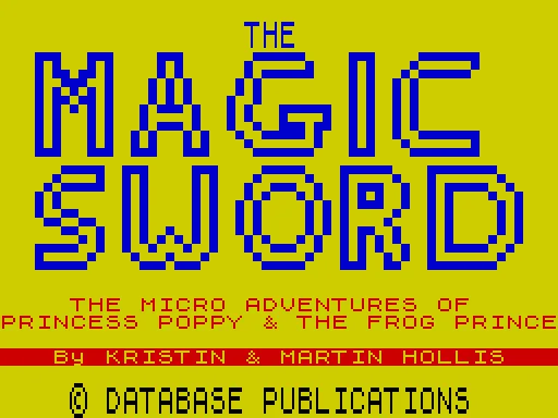 The Magic Sword — ZX Spectrum — скриншот