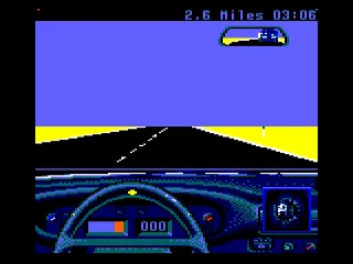 Test Drive II - The Duel — Amstrad CPC — скриншот