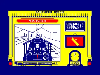 Southern Belle — Amstrad CPC — скриншот
