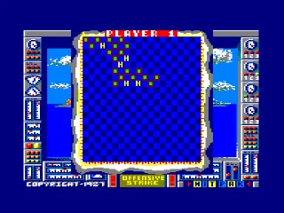 Battle Ships — Amstrad CPC — скриншот