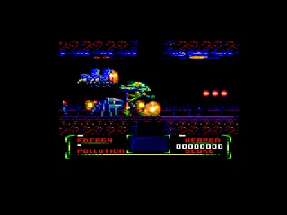 Robozone — Amstrad CPC — скриншот