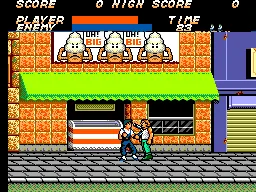 Vigilante (USA, Europe, Brazil) (En) — Sega Master System — скриншот