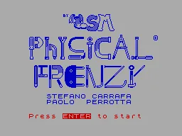 Physical Frenzy — ZX Spectrum — скриншот