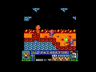 Ruff and Reddy in The Space Adventure — Amstrad CPC — скриншот