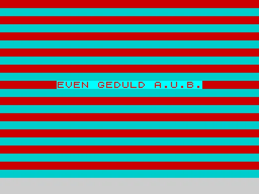 Galgje — ZX Spectrum — скриншот