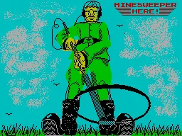 Minesweeper — ZX Spectrum — скриншот