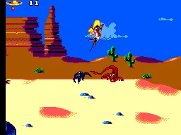 Cheese Cat-astrophe Starring Speedy Gonzales (Europe, Brazil) (En,Fr,De,Es) — Sega Master System — скриншот