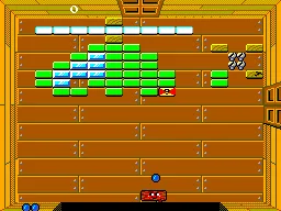 Woody Pop - Shinjinrui no Block Kuzushi (Japan) (En) — Sega Master System — скриншот