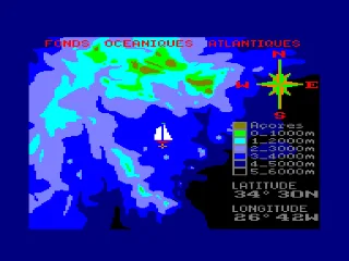 Pyramides d'Atlantys, Les — Amstrad CPC — скриншот