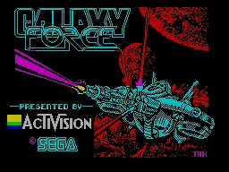Galaxy Force — ZX Spectrum — скриншот