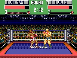 George Foreman's KO Boxing (Europe, Brazil) (En) — Sega Master System — скриншот