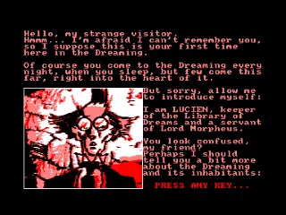 Sandman, The — Amstrad CPC — скриншот