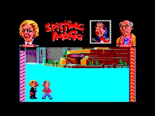 Spitting Image — Amstrad CPC — скриншот