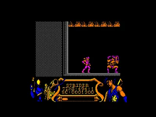 Strider — Amstrad CPC — скриншот