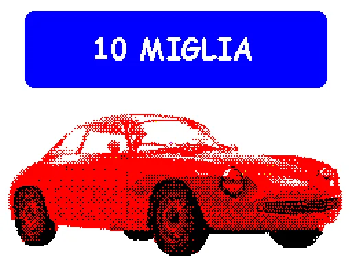 10Miglia — ZX Spectrum — скриншот