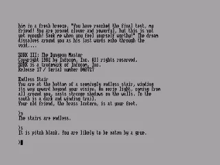 Zork III - The Dungeon Master — Amstrad CPC — скриншот