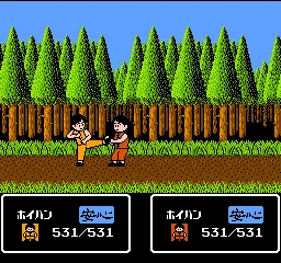 Tenkaichi Bushi - Keru Naguuru (Japan) — Денди/Nintendo — скриншот