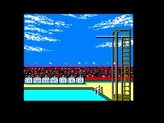 Summer Games — Amstrad CPC — скриншот