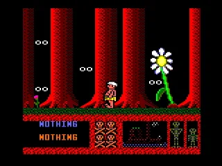 Three Weeks in Paradise — Amstrad CPC — скриншот