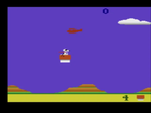 Snoopy and the Red Baron (USA) — Atari 2600 — скриншот