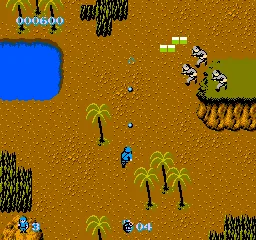Commando (USA) — Денди/Nintendo — скриншот